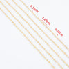 Stainless Steel Handmade Round Bar Chain Necklace Accessories With Electroplating