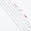 Stainless Steel Handmade Round Bar Chain Necklace Accessories With Electroplating