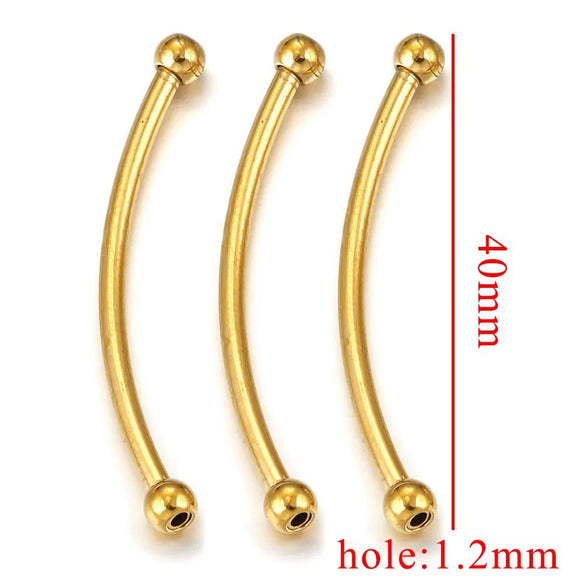 Stainless Steel Handmade Semifinished Jewelry Accessories For Bracelet Necklace With Electroplating Treatment