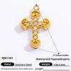 Stainless Steel Handmade Totem Pendant Accessories For Jewelry With Electroplating Light Luxury Non Fading