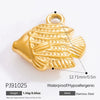 Stainless Steel Handmade Totem Pendant Accessories For Jewelry With Electroplating Light Luxury Non Fading