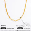 Stainless Steel Handmade Totem Pendant Accessories For Jewelry With Electroplating Light Luxury Non Fading