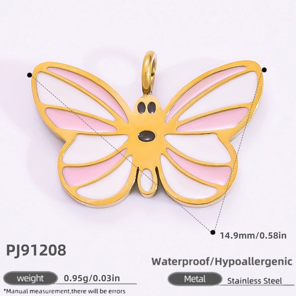 Stainless Steel Handmade Totem Pendant Accessories For Jewelry With Electroplating Light Luxury Non Fading
