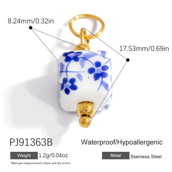 Stainless Steel Handmade Totem Pendant Accessories For Jewelry With Electroplating Light Luxury Non Fading