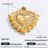 Stainless Steel Handmade Totem Pendant Accessories For Jewelry With Electroplating Light Luxury Non Fading