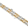 Stainless Steel Handmade Trapezoidal Chain Necklace Accessories Gold Electroplated
