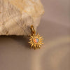 Stainless Steel Heart And Animal Pendant Necklace With Vacuum Electroplated 18K Gold Color Retention