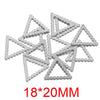 Stainless Steel Heart And Oval Water Drop Diy Handmade Jewelry Accessories Cartoon Geometric Style With Electroplating