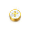 Stainless Steel Heart Angel Cross Round Bead Handmade Jewelry Bracelet Necklace