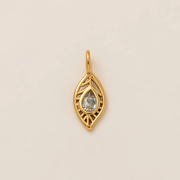 Stainless Steel Heart Butterfly Pendant Animal Necklace With Vacuum Electroplated 18K Gold Color Retention