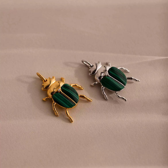 Stainless Steel Heart Butterfly Pendant Animal Necklace With Vacuum Electroplated 18K Gold Color Retention