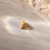 Stainless Steel Heart Butterfly Pendant Animal Necklace With Vacuum Electroplated 18K Gold Color Retention