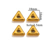 Stainless Steel Heart Fivepointed Star Large Hole Hexagonal Partition Fish Pattern Diy Jewelry Necklace Making Supplies Accessories With Electroplating