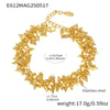 Stainless Steel Heart Geometric Fashion Electroplated Hand Jewelry Bracelet For Women