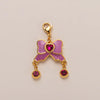 Stainless Steel Heart Geometric Pendant Luggage Chain With Furnace Vacuum Electroplated 18K Gold Color Retention