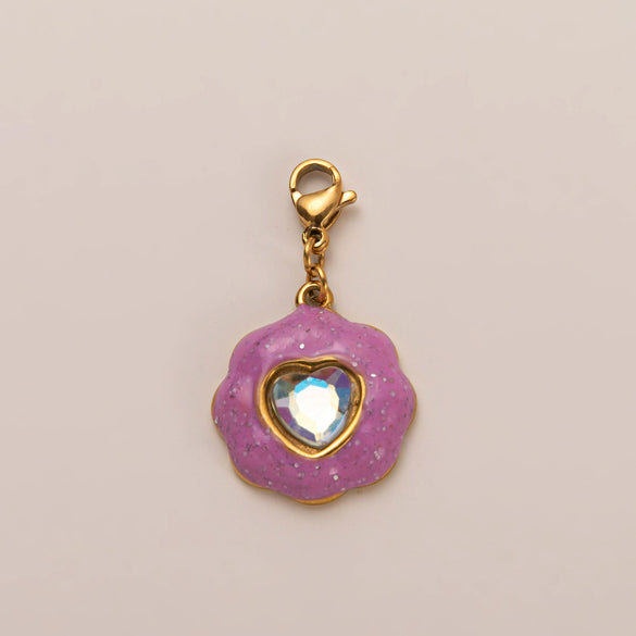 Stainless Steel Heart Geometric Pendant Luggage Chain With Furnace Vacuum Electroplated 18K Gold Color Retention