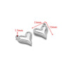 Stainless Steel Heart Love Pendant Electroplated Jewelry Accessories For Necklace And Bracelet