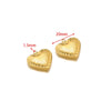 Stainless Steel Heart Love Pendant Electroplated Jewelry Accessories For Necklace And Bracelet