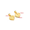 Stainless Steel Heart Love Pendant Electroplated Jewelry Accessories For Necklace And Bracelet