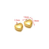 Stainless Steel Heart Love Pendant Electroplated Jewelry Accessories For Necklace And Bracelet