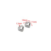 Stainless Steel Heart Love Pendant Electroplated Jewelry Accessories For Necklace And Bracelet