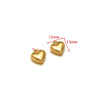 Stainless Steel Heart Love Pendant Electroplated Jewelry Accessories For Necklace And Bracelet