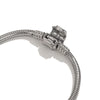 Stainless Steel Heart Pattern Beads Bracelet With Openable Snake Chain And Electroplating Treatment