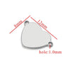 Stainless Steel Heart Pendant Electroplated Handmade Jewelry