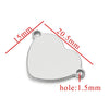 Stainless Steel Heart Pendant Electroplated Handmade Jewelry