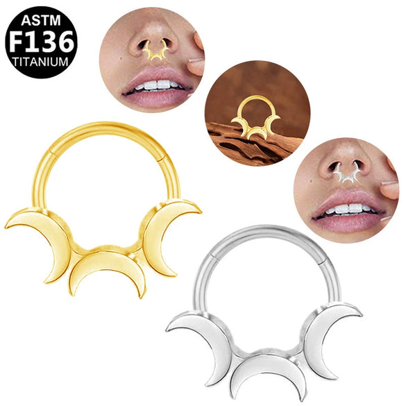 Stainless Steel Heart Shape Diamond Inlaid Nose Ring And Ear Ring For Body Piercing Minimalist Style Unisex Jewelry