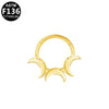 Stainless Steel Heart Shape Diamond Inlaid Nose Ring And Ear Ring For Body Piercing Minimalist Style Unisex Jewelry