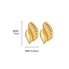 Stainless Steel Heart Shape Electroplated Women's Earrings With Imitation Pearl And Zircon Starfish Shell Design