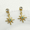 Stainless Steel Heart Shape Electroplated Women's Earrings