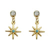 Stainless Steel Heart Shape Electroplated Women's Earrings