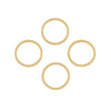 Stainless Steel Heart Shape Jewelry Connection Accessories For Diy Necklace Bracelet Earrings With Electroplating Treatment