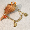 Stainless Steel Heart Shape Pendant Bracelet Electroplated Light Luxury Jewelry Unisex