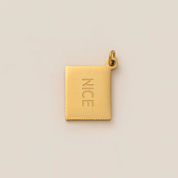 Stainless Steel Heart Shape Pendant With Vacuum Plating 18K Gold Color Fashion Casual Style