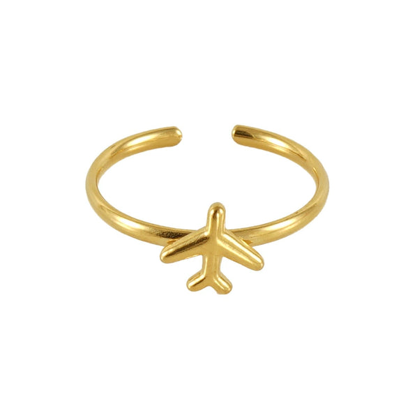 Stainless Steel Heart Shape Ring For Women Personality Fashion Design