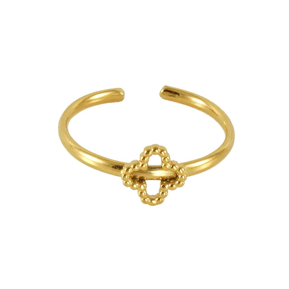 Stainless Steel Heart Shape Ring For Women Personality Fashion Design