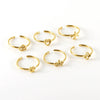 Stainless Steel Heart Shape Ring For Women Personality Fashion Design
