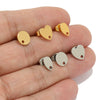 Stainless Steel Heart Shaped Electroplated Women's Earrings Accessories