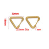 Stainless Steel Heart Shaped Simple Geometric Electroplated Earrings For Men And Women