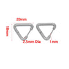 Stainless Steel Heart Shaped Simple Geometric Electroplated Earrings For Men And Women