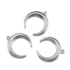 Stainless Steel Heart Shaped Vintage Jewelry Accessories Pendant With Electroplating