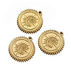 Stainless Steel Heart Shaped Vintage Jewelry Accessories Pendant With Electroplating