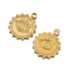Stainless Steel Heart Shaped Vintage Jewelry Accessories Pendant With Electroplating