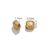 Stainless Steel Heart Water Drop Beaded Jewelry With Totem Pattern Electroplated Accessories