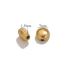 Stainless Steel Heart Water Drop Beaded Jewelry With Totem Pattern Electroplated Accessories