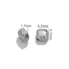 Stainless Steel Heart Water Drop Beaded Jewelry With Totem Pattern Electroplated Accessories
