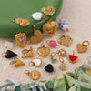 316L Stainless Steel Heartshaped Fashion Jewelry Pendant Accessories For Women 18K Gold Plated